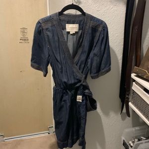 Anthropologie Denim romper